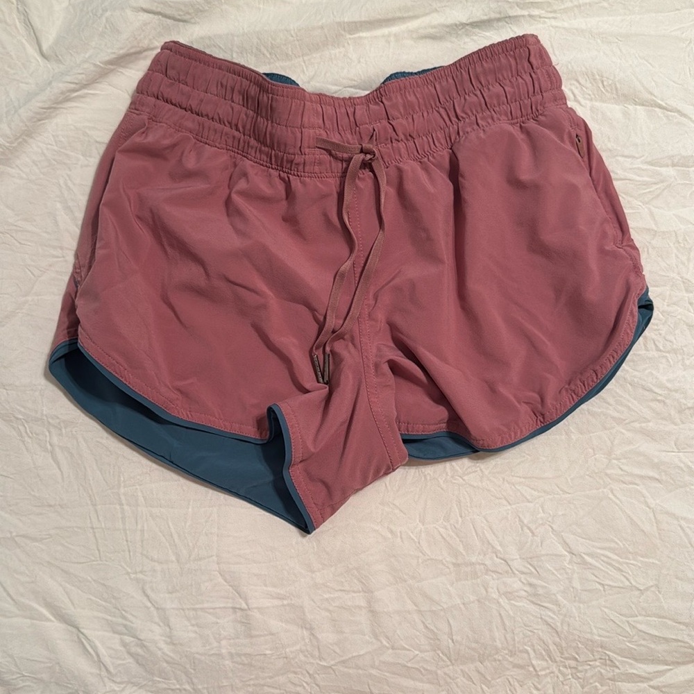 lululemon athletica Pink and Blue Athletic Shorts